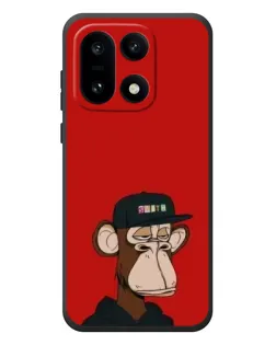 Чохол для OnePlus 15 з картинкою «Bored Ape — червоний фон»