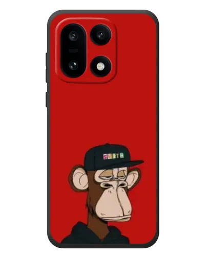 Чохол для OnePlus 15 з картинкою «Bored Ape — червоний фон» Чохол для OnePlus 15 з картинкою «Bored Ape — червоний фон»