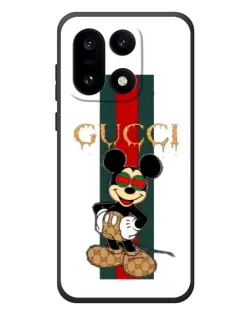 Чохол для OnePlus 15 з картинкою «Міккі Маус Gucci — смуги»