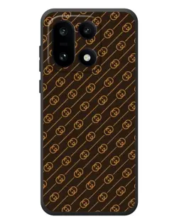 Чохол для OnePlus 15 з картинкою «Gucci — золоті діагоналі»