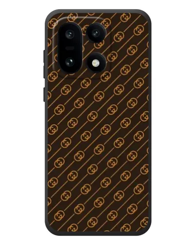 Чохол для OnePlus 15 з картинкою «Gucci — золоті діагоналі» Чохол для OnePlus 15 з картинкою «Gucci — золоті діагоналі»