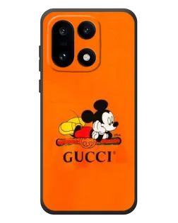 Чехол для OnePlus 15 с картинкой «Микки Маус Gucci — оранж»