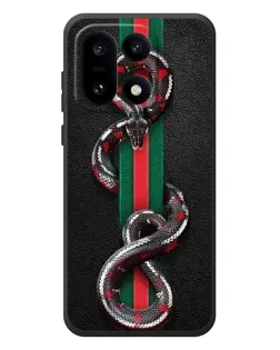 Чехол для OnePlus 15 с картинкой «Gucci — змея на полосе»
