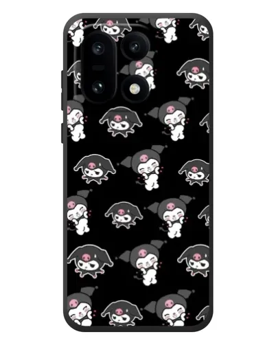 Чохол для OnePlus 15 з картинкою «Чорний паттерн Kuromi»
