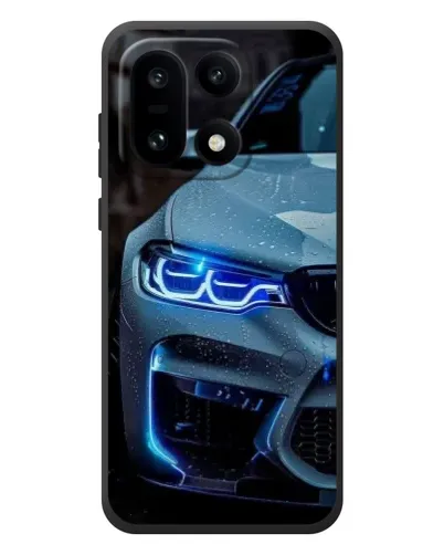 Чехол для OnePlus 15 с картинкой «Взгляд BMW с синими фарами»