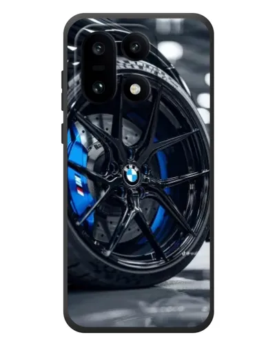 Чехол для OnePlus 15 с картинкой «Колесо BMW вблизи»