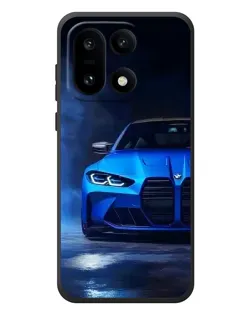 Чехол для OnePlus 15 с картинкой «Голубая BMW M4»