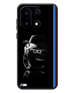 Чехол для OnePlus 15 с картинкой «Силуэт BMW в темноте»