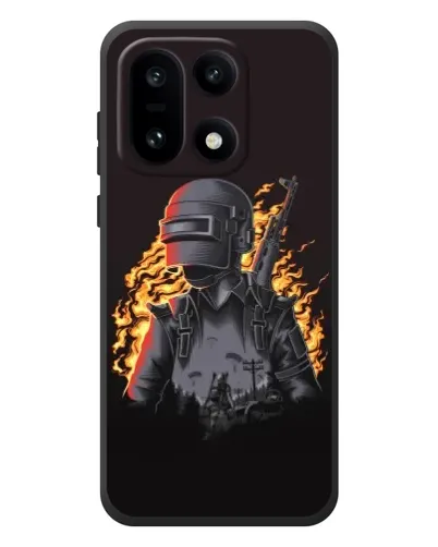 Чехол для OnePlus 15 с картинкой «PUBG — огненный силуэт» Чехол для OnePlus 15 с картинкой «PUBG — огненный силуэт»