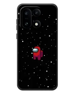 Чехол для OnePlus 15 с картинкой «Красный Among Us»