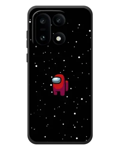 Чехол для OnePlus 15 с картинкой «Красный Among Us»