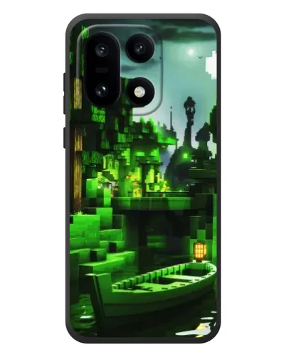 Чехол для OnePlus 15 с картинкой «Minecraft лесной пейзаж»