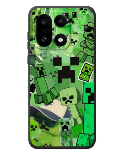 Чехол для OnePlus 15 с картинкой «Криперы Minecraft»