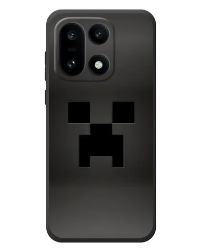 Чехол для OnePlus 15 с картинкой «Черный крипер градиент»