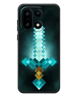 Чехол для OnePlus 15 с картинкой «Алмазный меч неон»