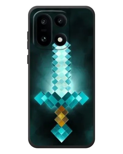 Чехол для OnePlus 15 с картинкой «Алмазный меч неон»