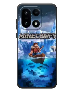 Чехол для OnePlus 15 с картинкой «Minecraft ледяной мир»
