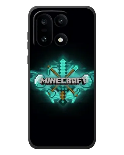Чехол для OnePlus 15 с картинкой «Minecraft Diamond лого»