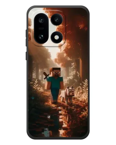 Чехол для OnePlus 15 с картинкой «Стив в лесу»