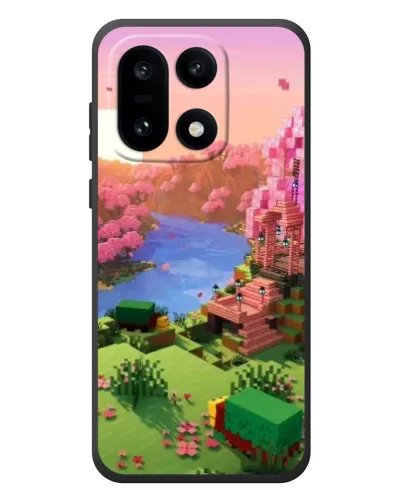 Чехол для OnePlus 15 с картинкой «Розовое дерево Minecraft»