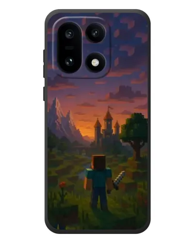 Чехол для OnePlus 15 с картинкой «Стив у башни»