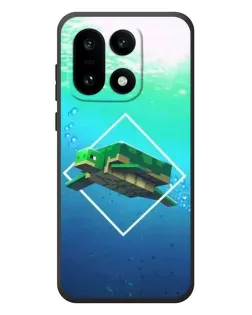 Чехол для OnePlus 15 с картинкой «Черепаха Minecraft»