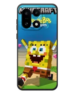 Чехол для OnePlus 15 с картинкой «Губка Боб Minecraft»
