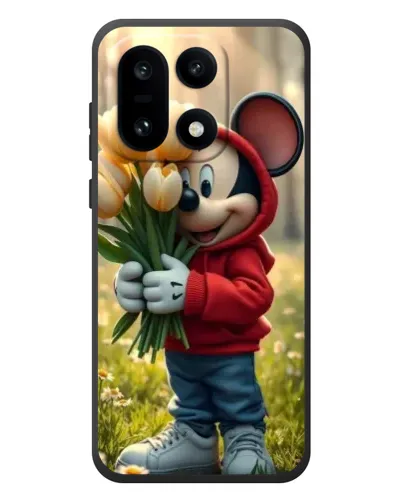 Чехол для OnePlus 15 с картинкой «Микки с тюльпанами» Чехол для OnePlus 15 с картинкой «Микки с тюльпанами»