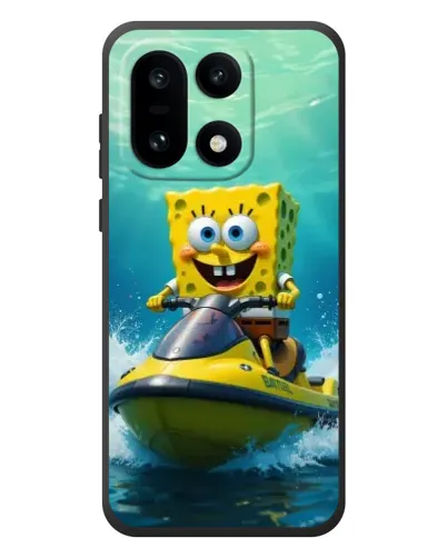 Чехол для OnePlus 15 с картинкой «Спанч Боб на гидроцикле»