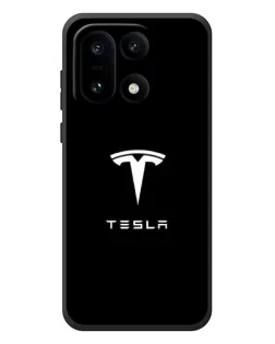 Чехол для OnePlus 15 с картинкой «Tesla White Logo»