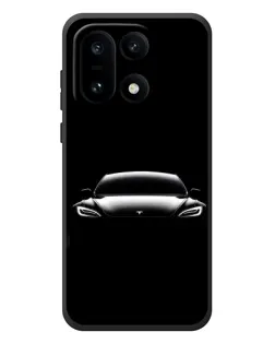 Чехол для OnePlus 15 с картинкой «Фары Tesla Night»