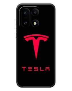 Чехол для OnePlus 15 с картинкой «Tesla Red Logo»