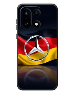 Чехол для OnePlus 15 с картинкой «Mercedes — флаг Германии»