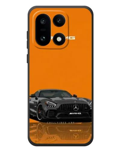 Чехол для OnePlus 15 с картинкой «Оранжевый Mercedes AMG»