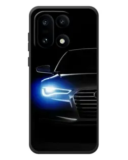 Чехол для OnePlus 15 с картинкой «Неоновый взгляд Audi»