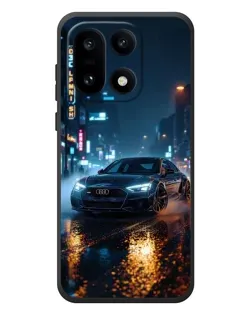 Чехол для OnePlus 15 с картинкой «Ночной город и Audi»