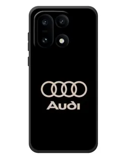 Чехол для OnePlus 15 с картинкой «Audi — золотой логотип»