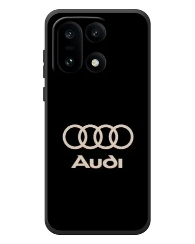 Чехол для OnePlus 15 с картинкой «Audi — золотой логотип»