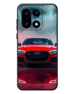 Чехол для OnePlus 15 с картинкой «Audi RS — красный стиль»