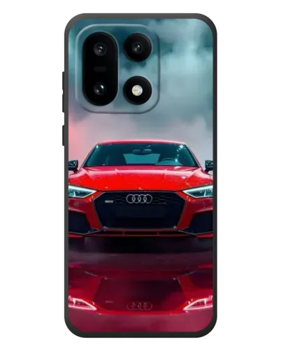 Чехол для OnePlus 15 с картинкой «Audi RS — красный стиль»