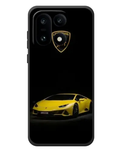 Чехол для OnePlus 15 с картинкой «Lamborghini желтый акцент»
