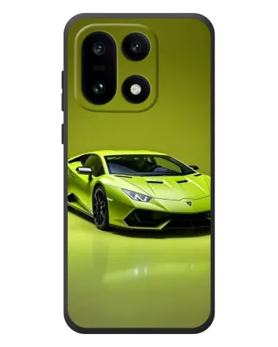 Чехол для OnePlus 15 с картинкой «Салатовый Lamborghini Huracan»