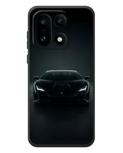 Чехол для OnePlus 15 с картинкой «Черный Lamborghini Aventador»