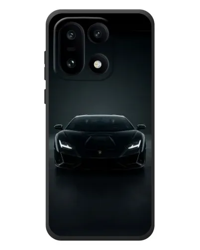 Чехол для OnePlus 15 с картинкой «Черный Lamborghini Aventador»