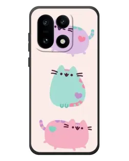 Чехол для OnePlus 15 с картинкой «Pusheen трио»