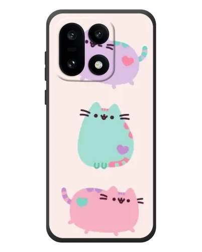 Чехол для OnePlus 15 с картинкой «Pusheen трио»