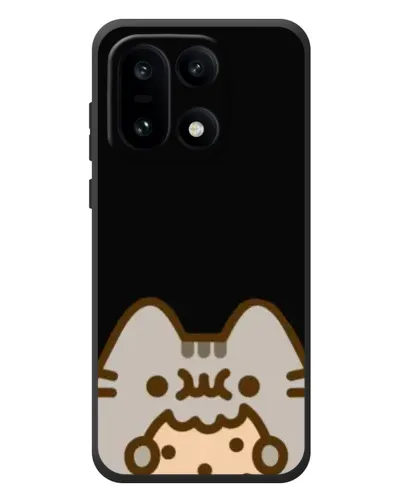 Чехол для OnePlus 15 с картинкой «Пушин на черном»