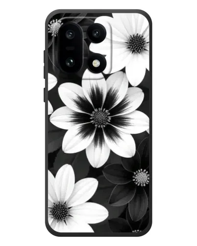 Чохол для OnePlus 15 з картинкою «Монохромні айстри»