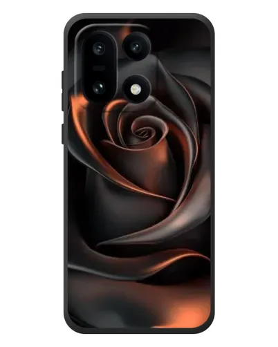 Чохол для OnePlus 15 з картинкою «Шовкова чорна троянда»