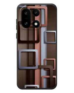 Чохол для OnePlus 15 з картинкою «Коричневі об'ємні квадрати» Чохол для OnePlus 15 з картинкою «Коричневі об'ємні квадрати»